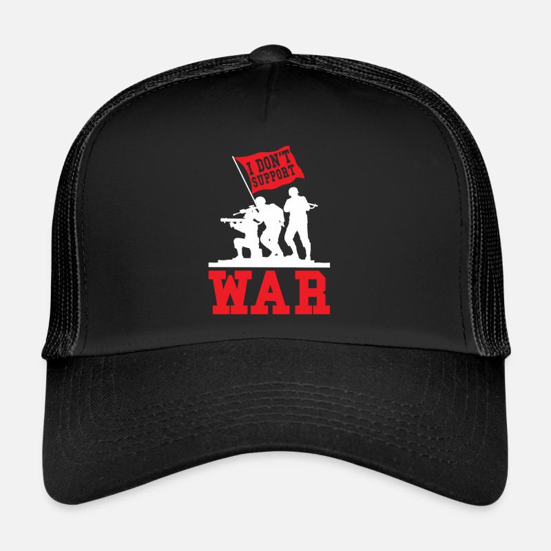 Pacifist Peace Anti-War Saying Trucker Cap