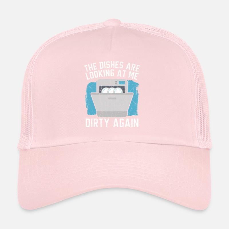 La vaisselle me regarde le travail lave-vaisselle Casquette trucker 