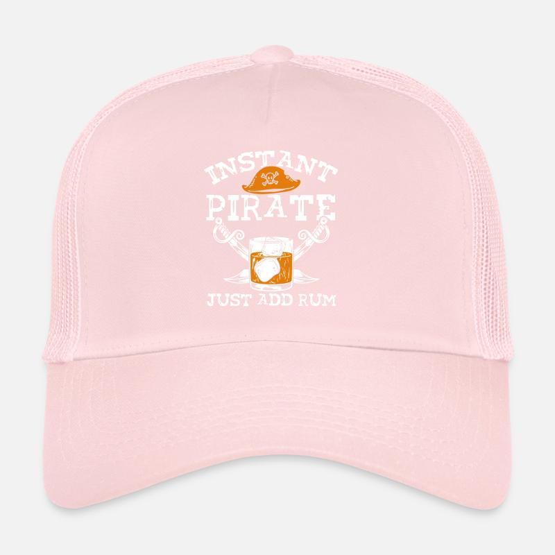 Pirate simply adds rum Trucker Cap