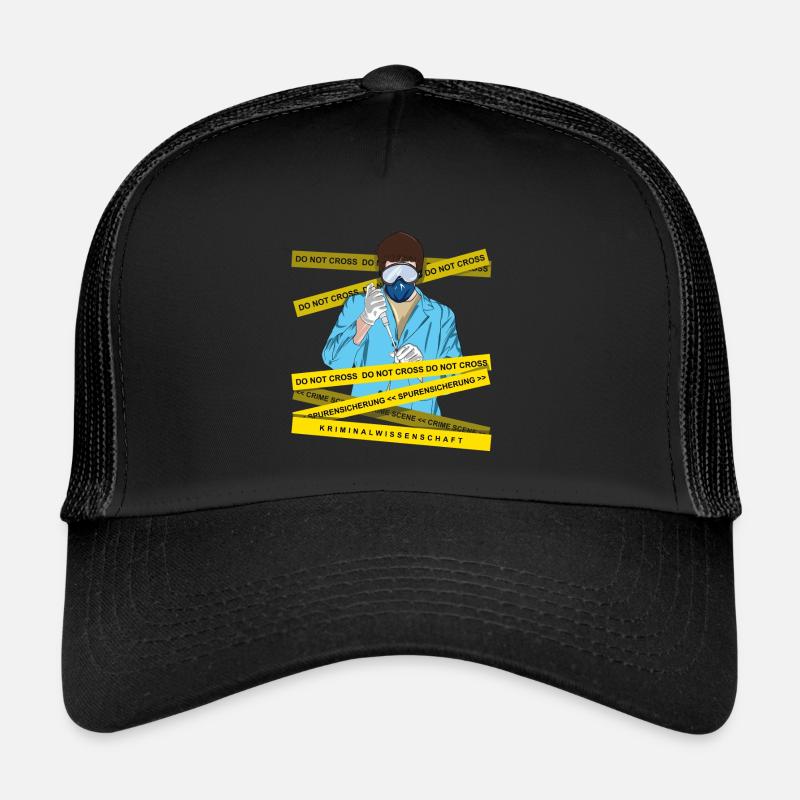 Sécurisation des traces - Kripo Polizei Kriminaltechnik Casquette trucker 