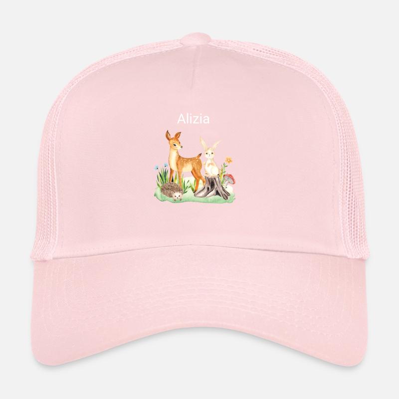 Animal deer rabbit hedgehog Alizia Trucker Cap