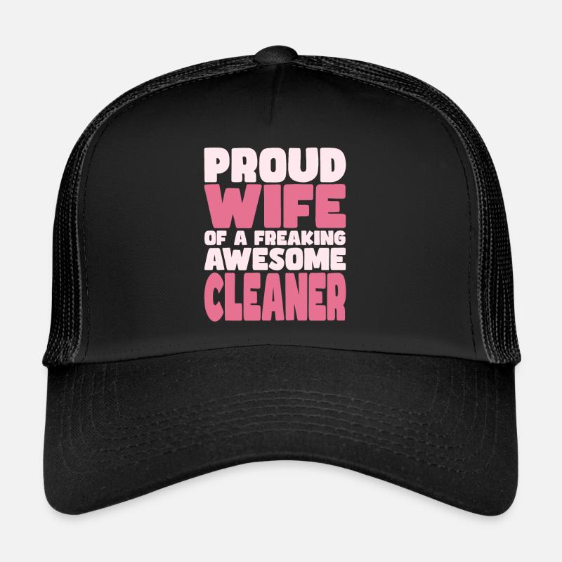 Fière épouse d’un sacré bon gars Casquette trucker 