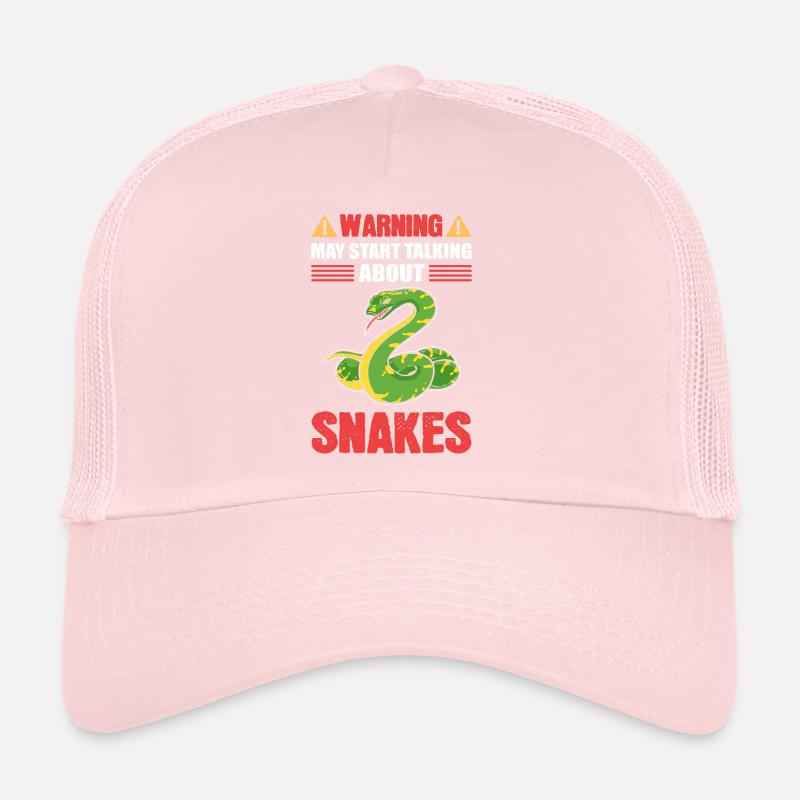 Avertissement peut commencer à parler de serpents serpent Casquette trucker 