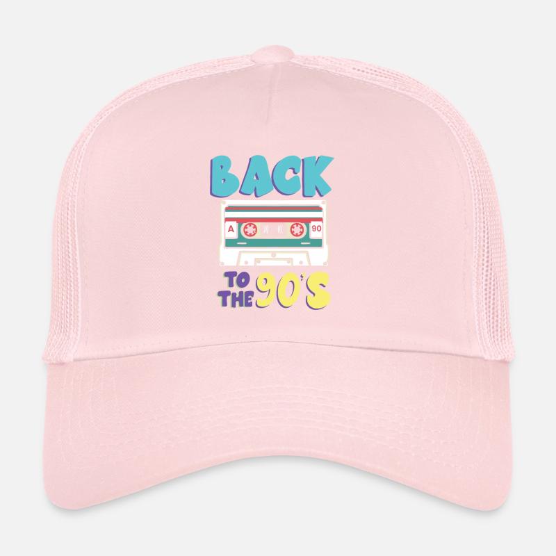 Back To The 90s Years Cassette Music Trucker Cap