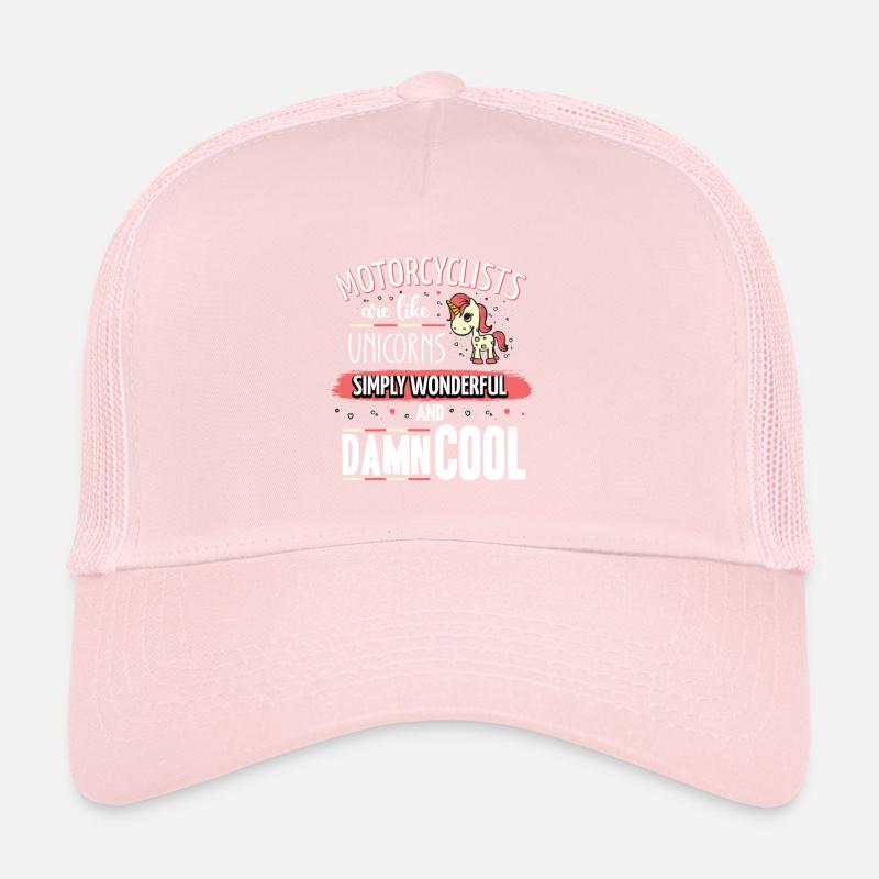 Motorcyclists are like unicorns motorcycle Trucker Cap