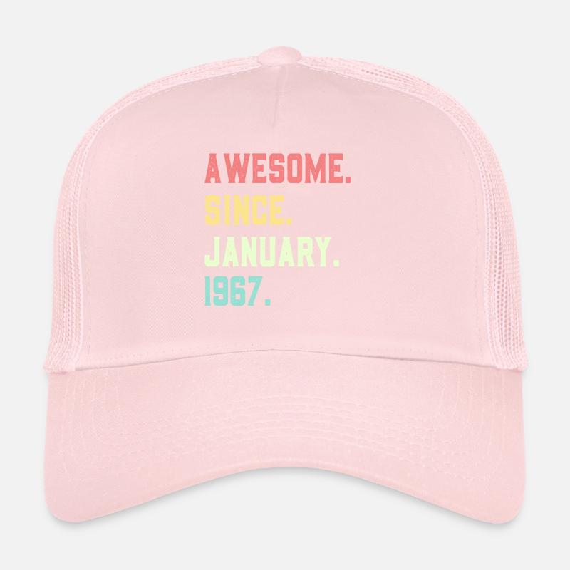 Génial depuis janvier 1967 Casquette trucker 