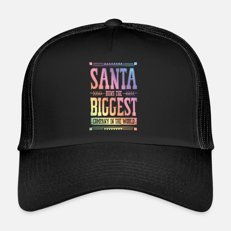 Santa Christmas - Trucker Cap - black/black