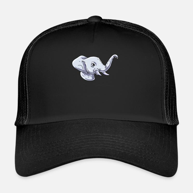 Tête d’éléphant Casquette trucker 