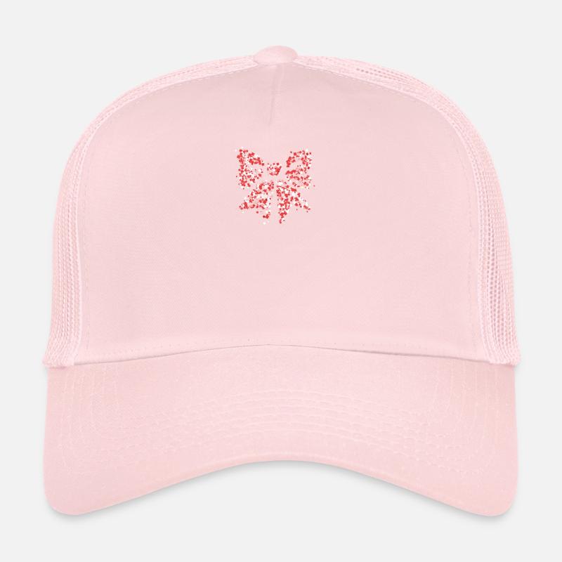 Fliege Rot Weiß Kostümersatz Karneval Köln Trucker Cap