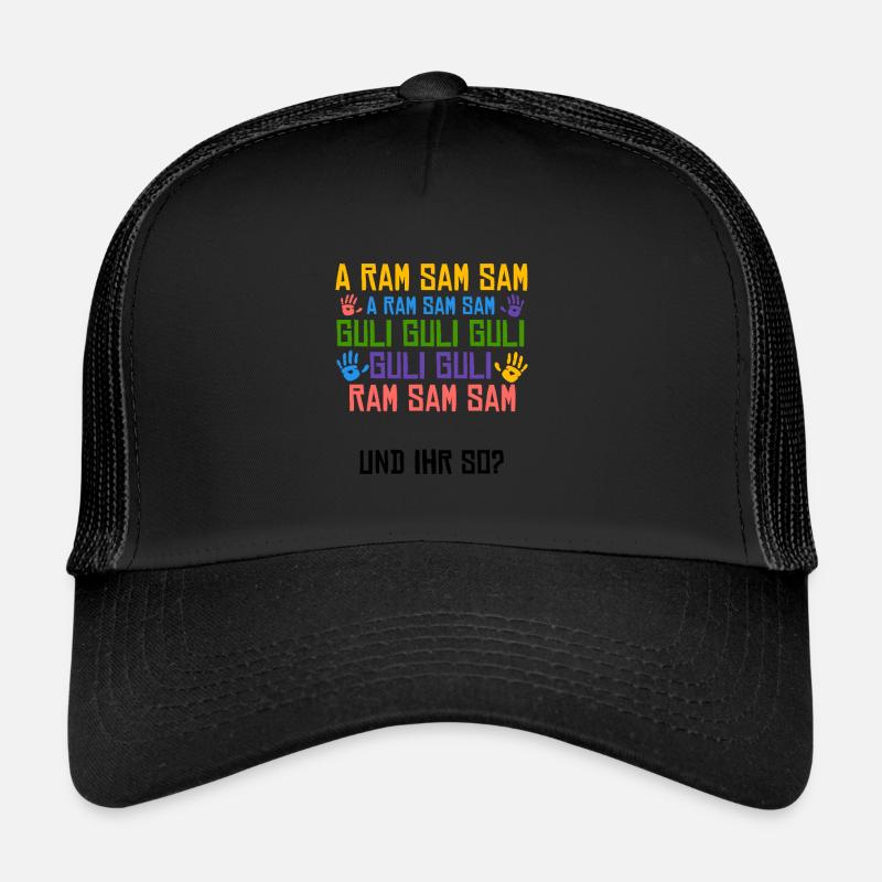 Erzieher Spruch - Trucker Cap - Schwarz/Schwarz