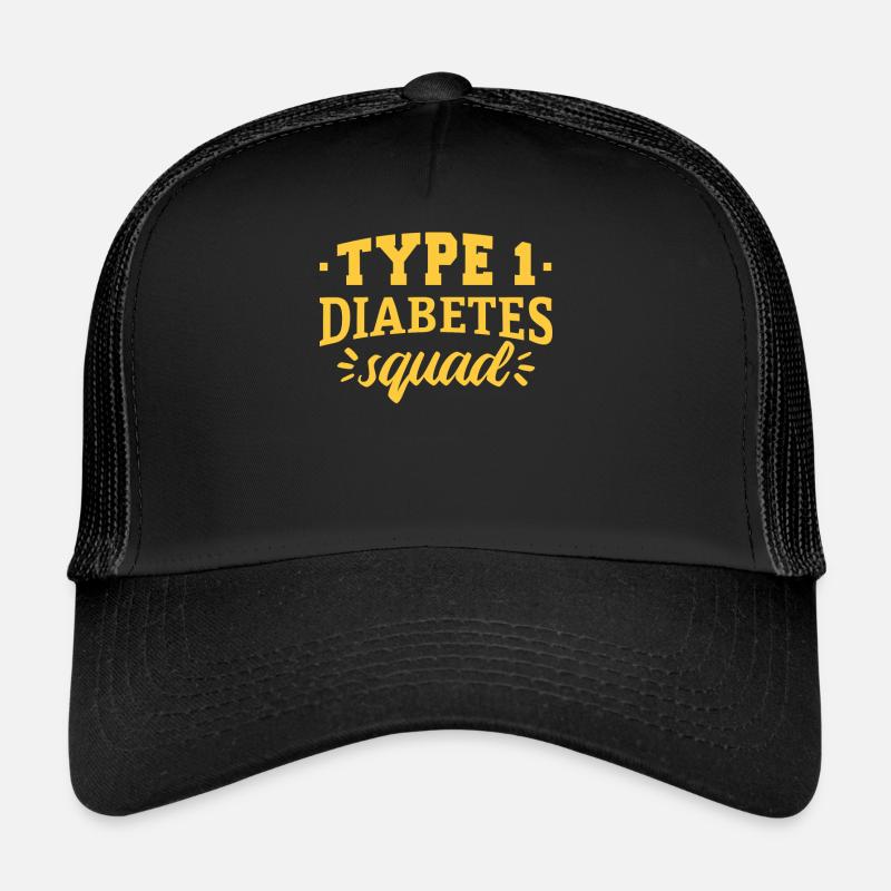 Diabète de type 1 Casquette trucker 