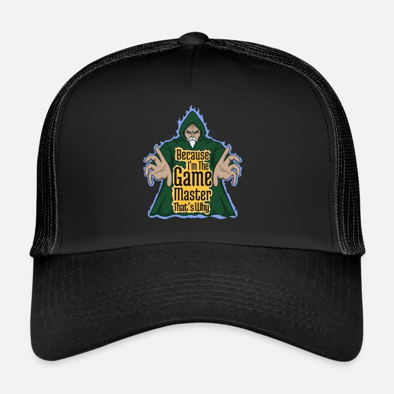 Je suis le maître du jeu de société Nerd Casquette trucker 