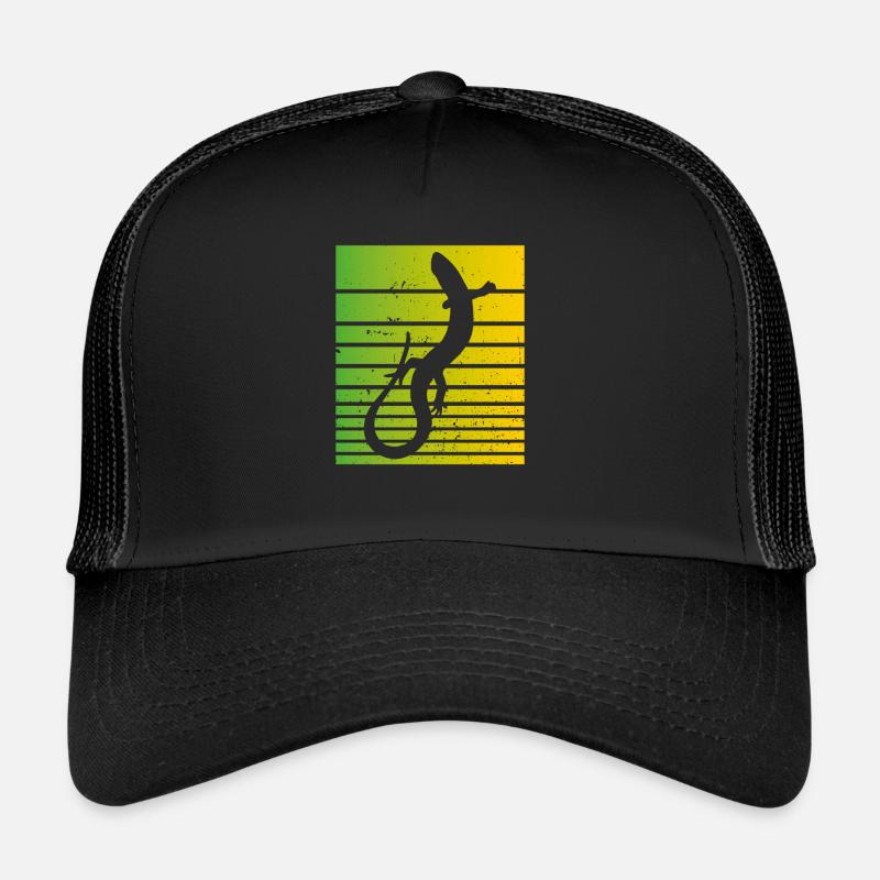 Lézard blanc Casquette trucker 