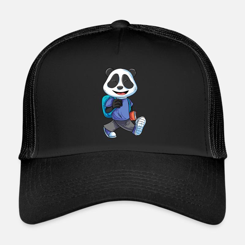 Panda Bear Retour à l’école Casquette trucker 