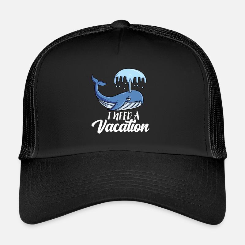 Baleine bleue Casquette trucker 