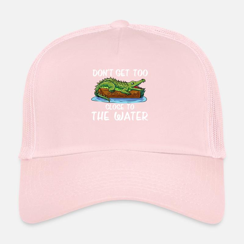 Crocodile bronzant Casquette trucker 