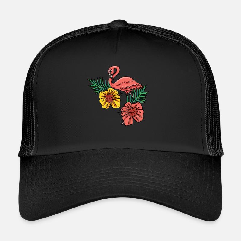 Flamant rose Casquette trucker 