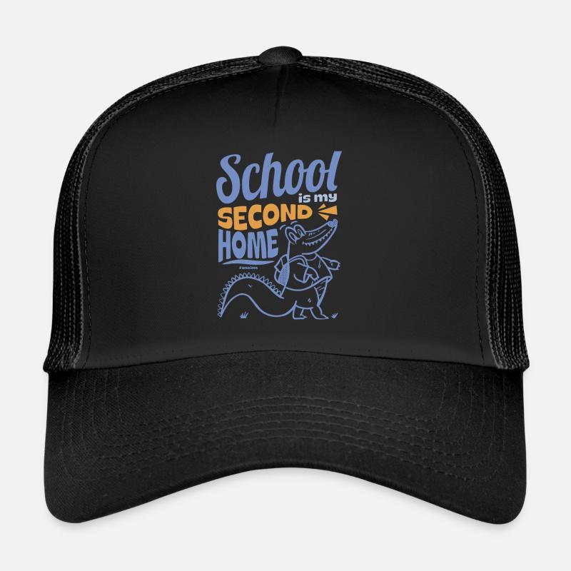 School is my second home Trucker Cap