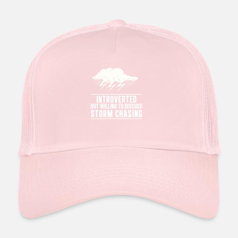 Introverted But Willing To Discuss Funny Storm Trucker Cap