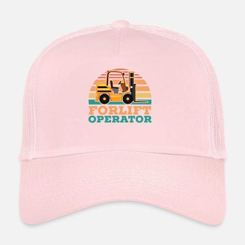 Forklift Operator Job Profession Warehouse Worker Trucker Cap