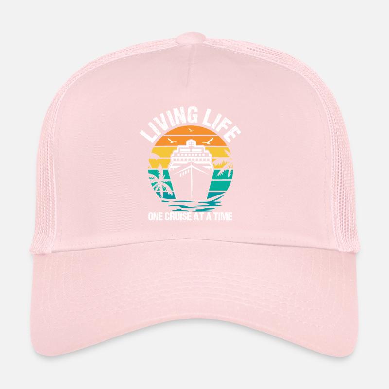 Live Live One Cruise to a Time Ship Trucker Cap