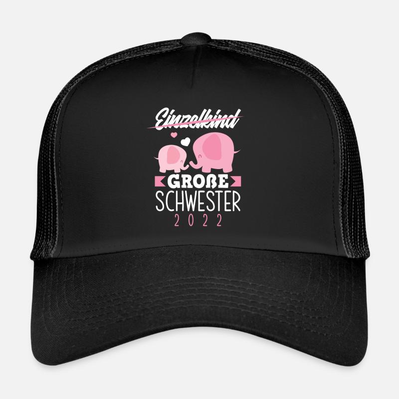Süßes Ich Werde Große Schwester Elefant 2022 Trucker Cap