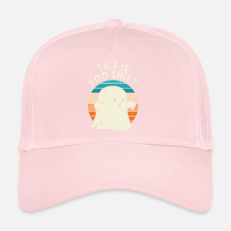 This is Boo Sheet Trucker Cap