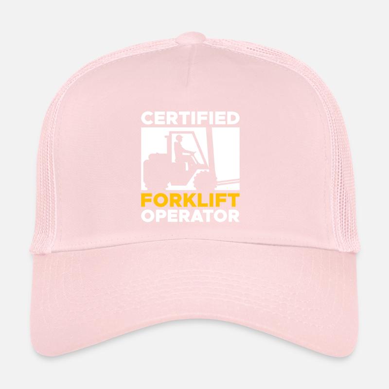 Certified Forklift Operator Shirt Gabelstapler Trucker Cap