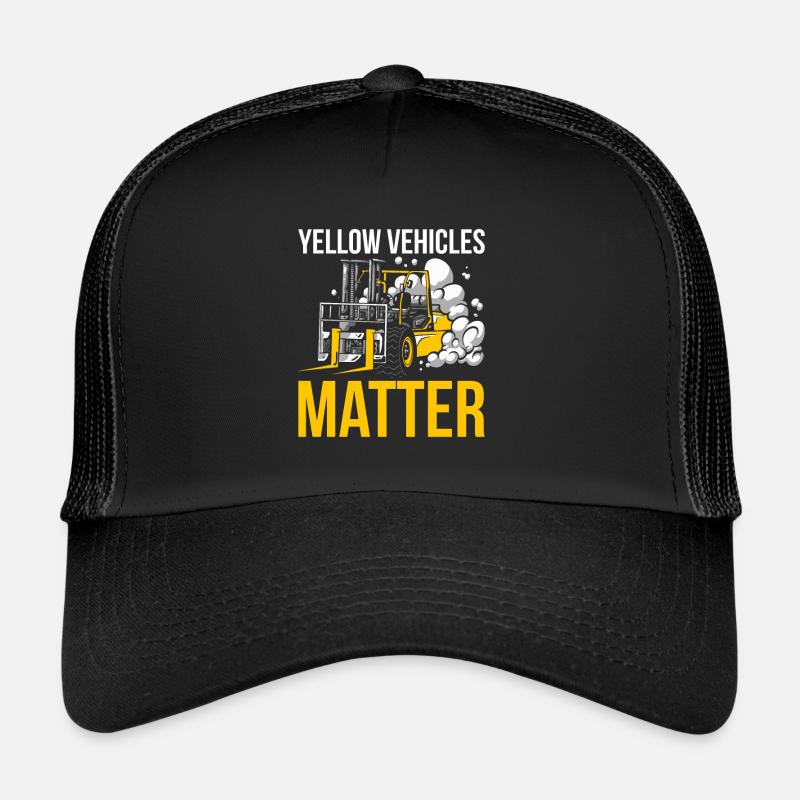 Chemise jaune Vehicles Matter Casquette trucker 