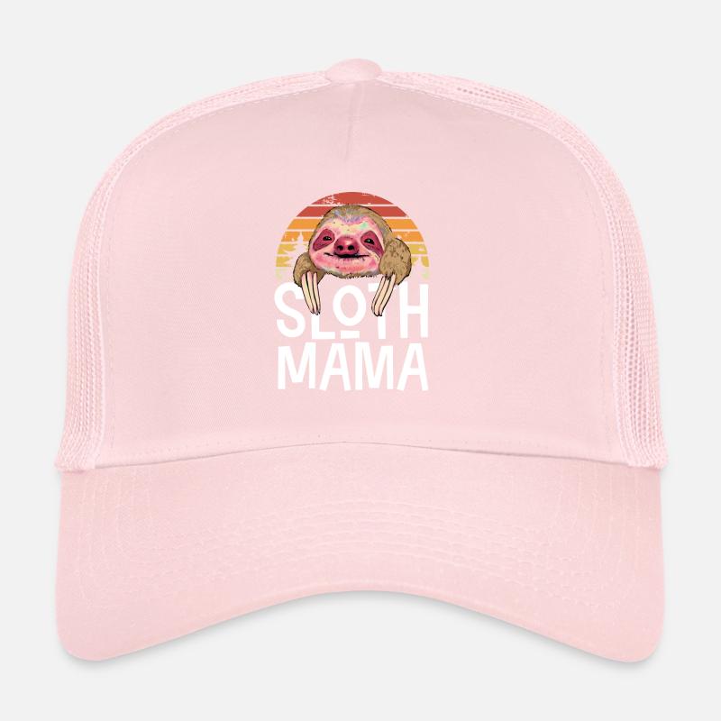 Sloth Mama Retro Trucker Cap