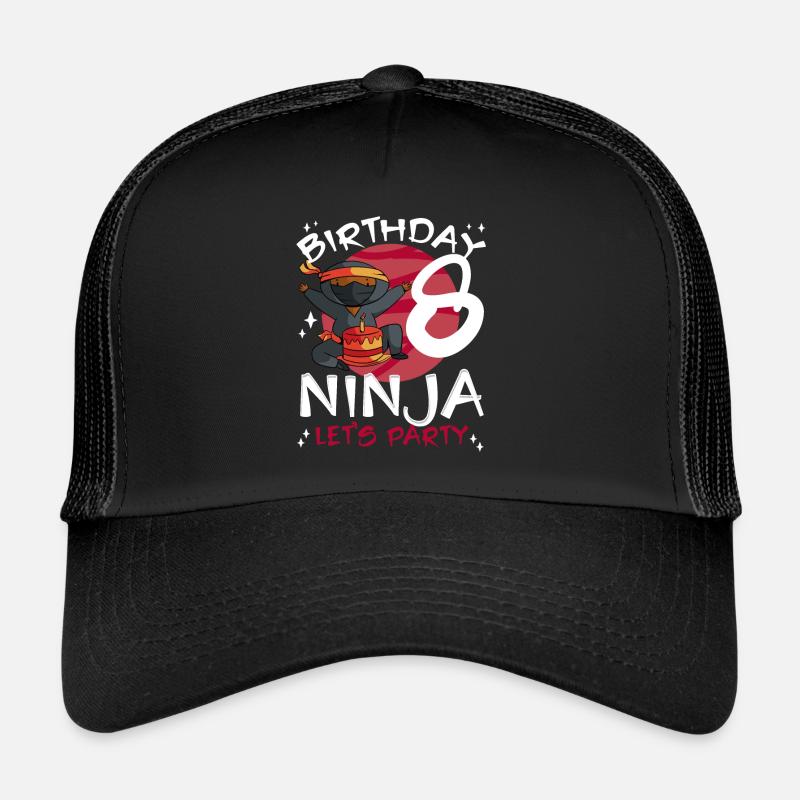 Süßer Ninja Zum 8. Geburtstag Trucker Cap