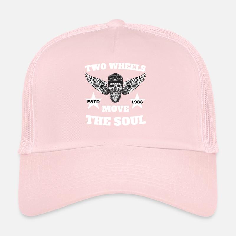 Deux roues déplacent l’âme Casquette trucker 