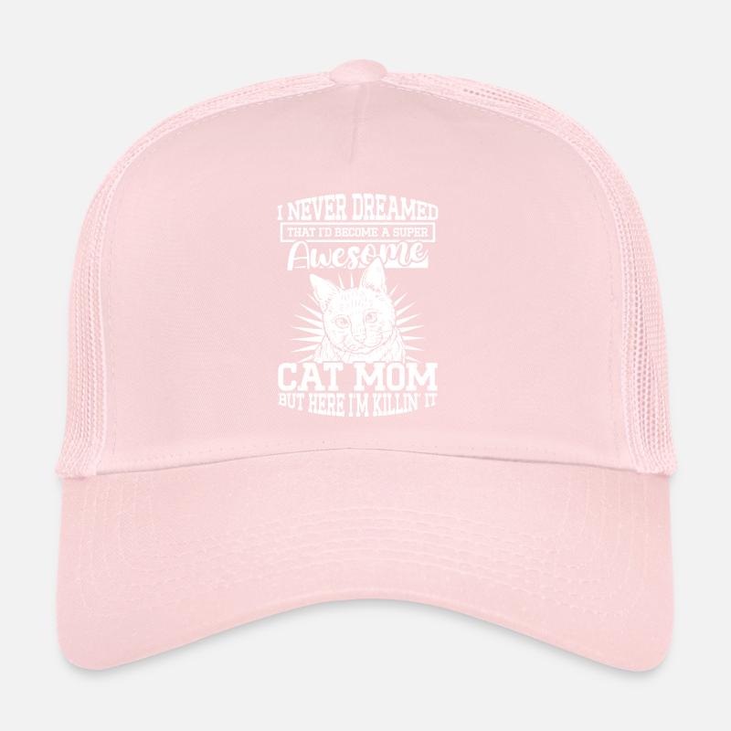 Super Chat Maman Chat Amoureux des chats Casquette trucker 
