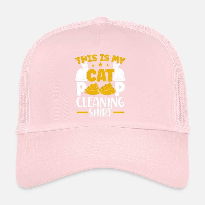 Nettoyage de la litière du propriétaire de chat Casquette trucker 