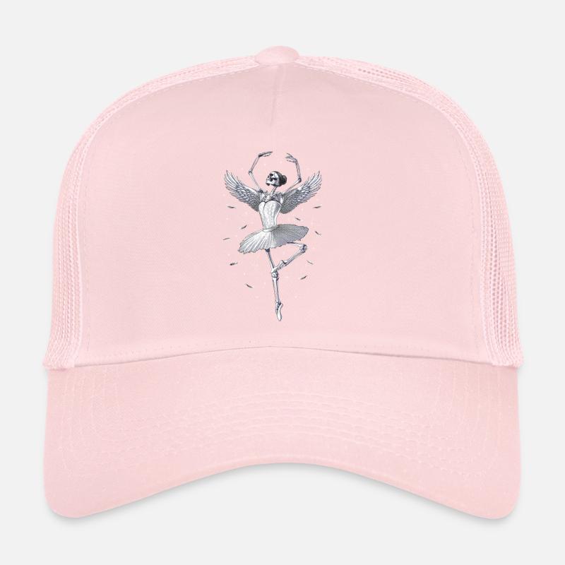 Skeleton Ballerina Trucker Cap