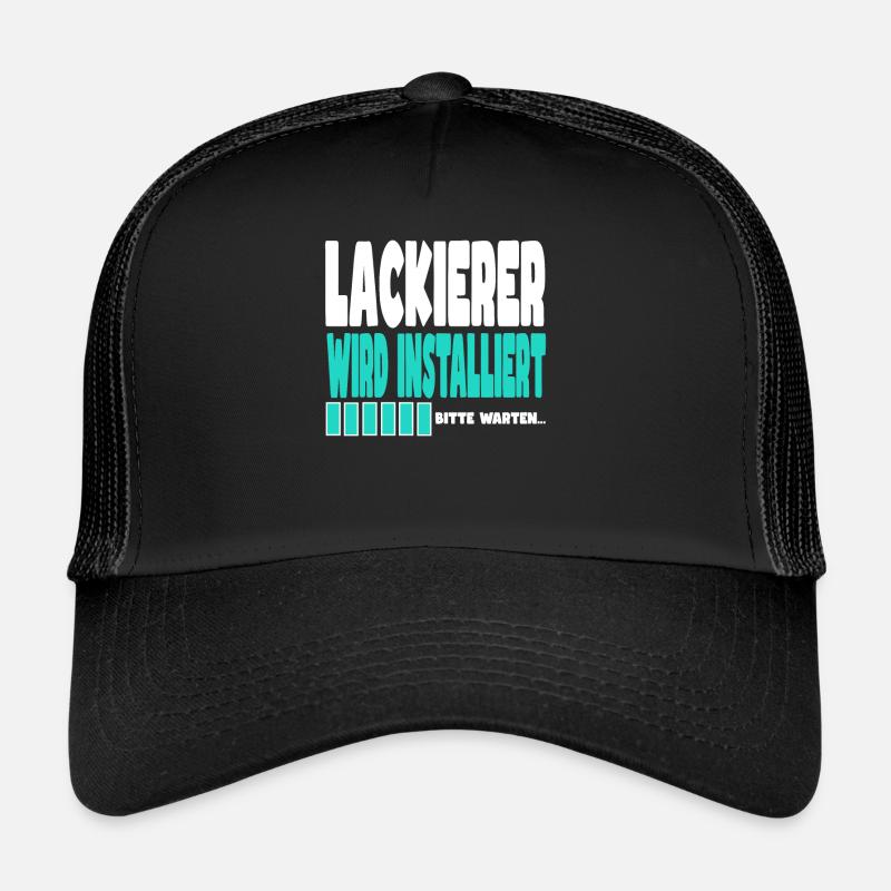 Lackierer wird installiert Trucker Cap