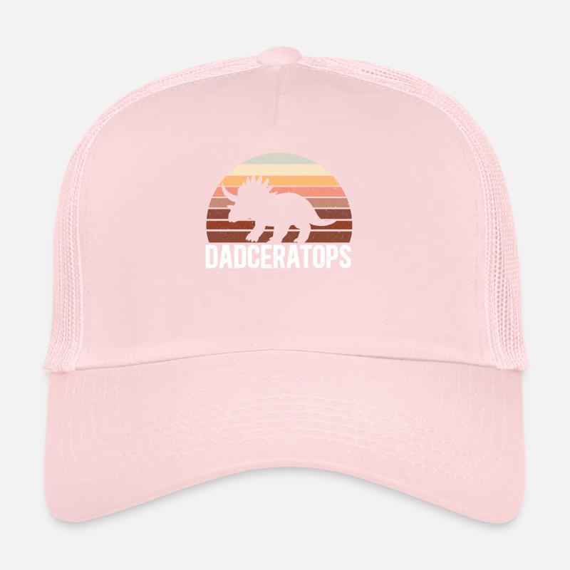 Dadceratops Triceratops Dinosaur Dino Daddy Trucker Cap