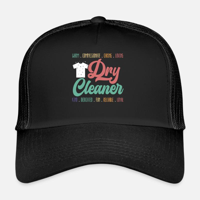 Responsable du nettoyage à sec Profession Nettoyeur à sec Casquette trucker 