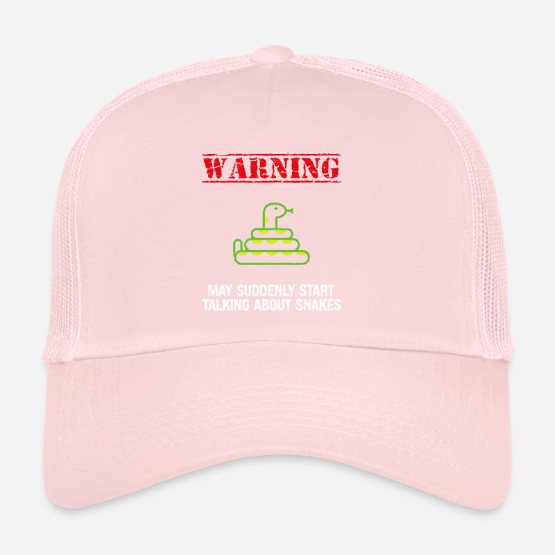Warning May Suddenly Start Talking About Snakes Trucker Cap