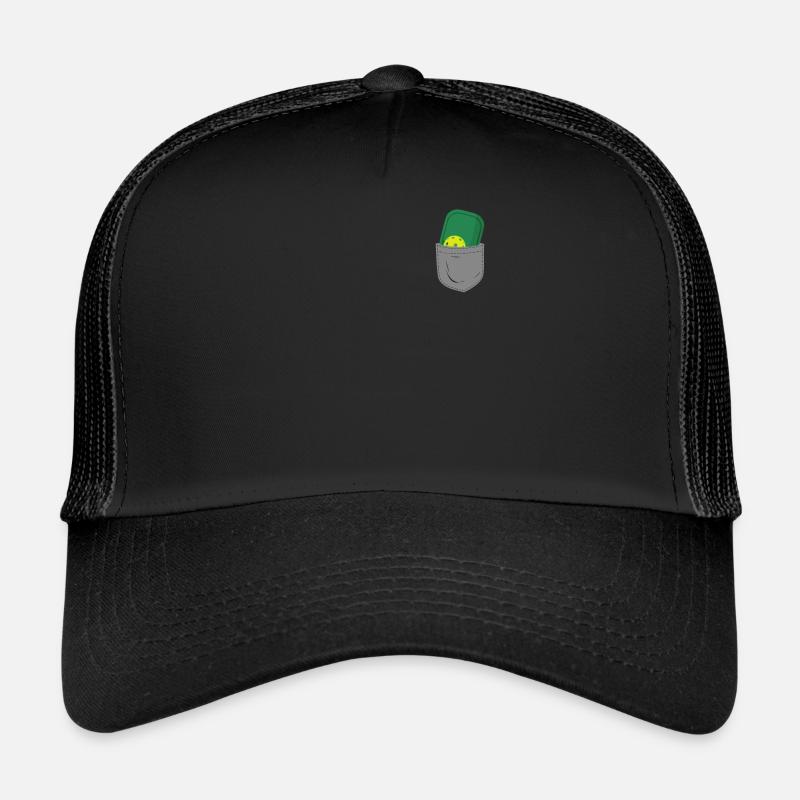 Pickleball Pocket - Trucker Cap - black/black