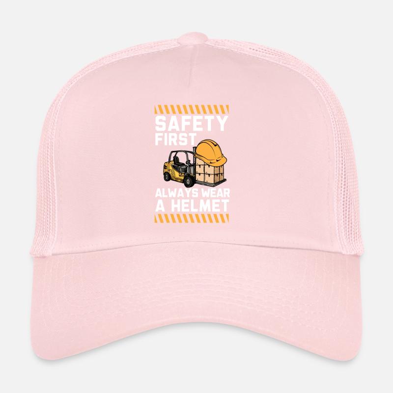 Forklift Operator Job Profession Warehouse Worker Trucker Cap