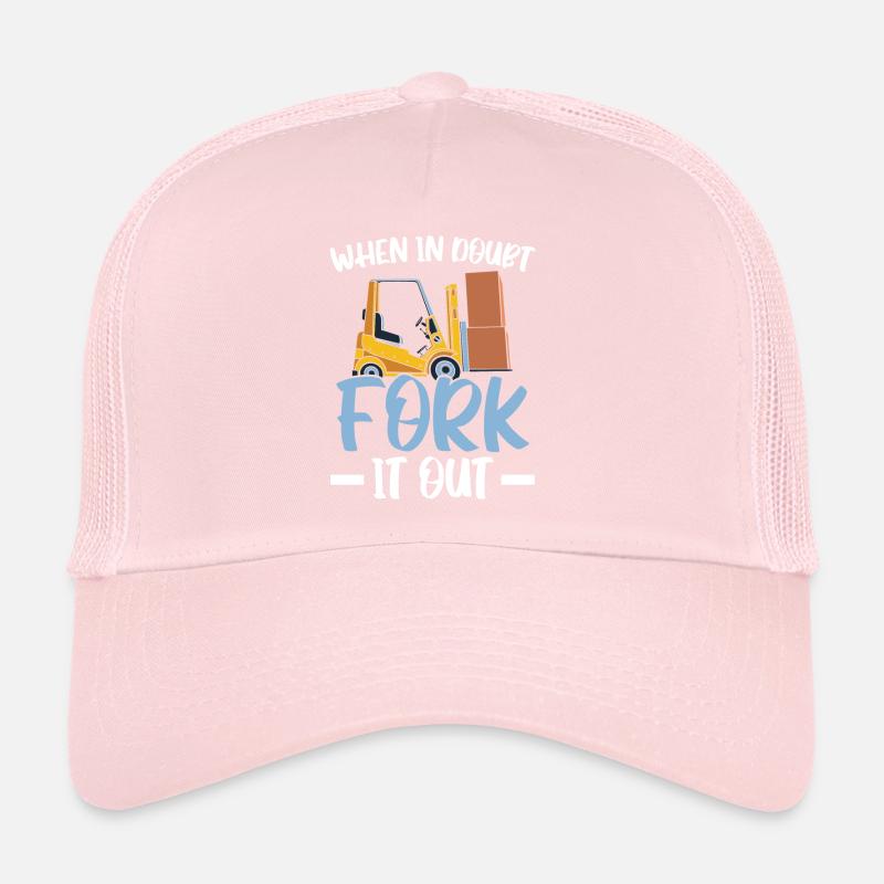 Im Zweifelsfall Gabelstapler-Bediener Arbeiter Trucker Cap