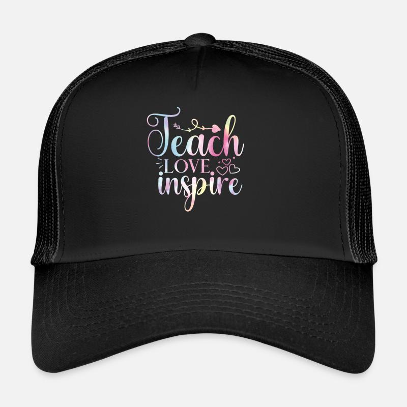 Cravate de rentrée inspirée - Casquette trucker  - noir/noir