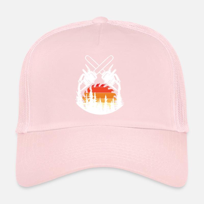 Chainsaw Axe Forester Lumberjack Saw Chain Trucker Cap