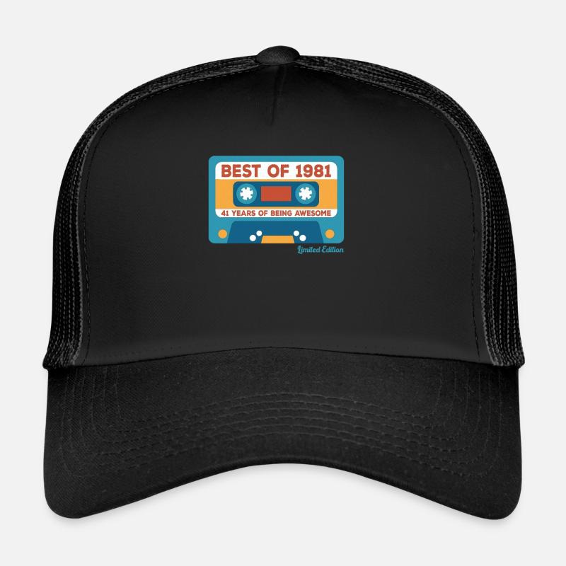 Né en 1981, légende depuis 1981 Casquette trucker 