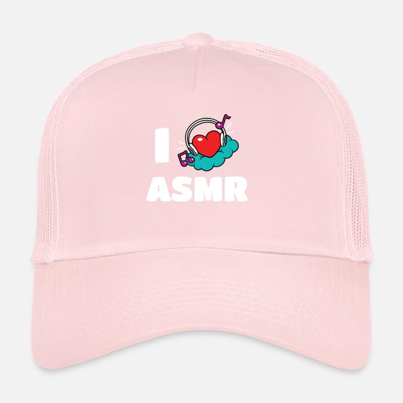 J’adore les écouteurs ASMR Heart Casquette trucker 
