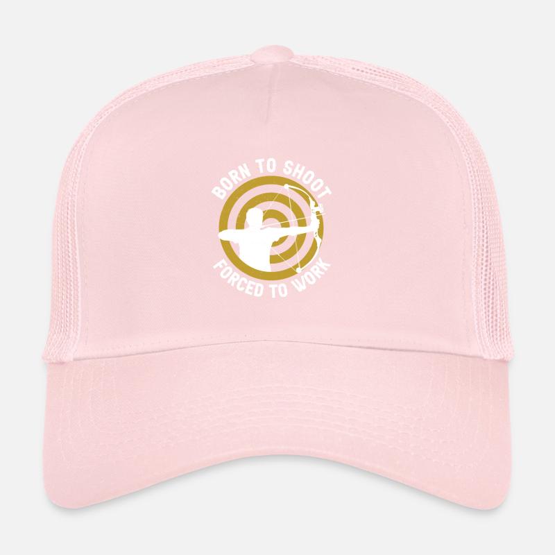 Born To Shoot Lustiger Pfeil zum Bogenschießen Trucker Cap