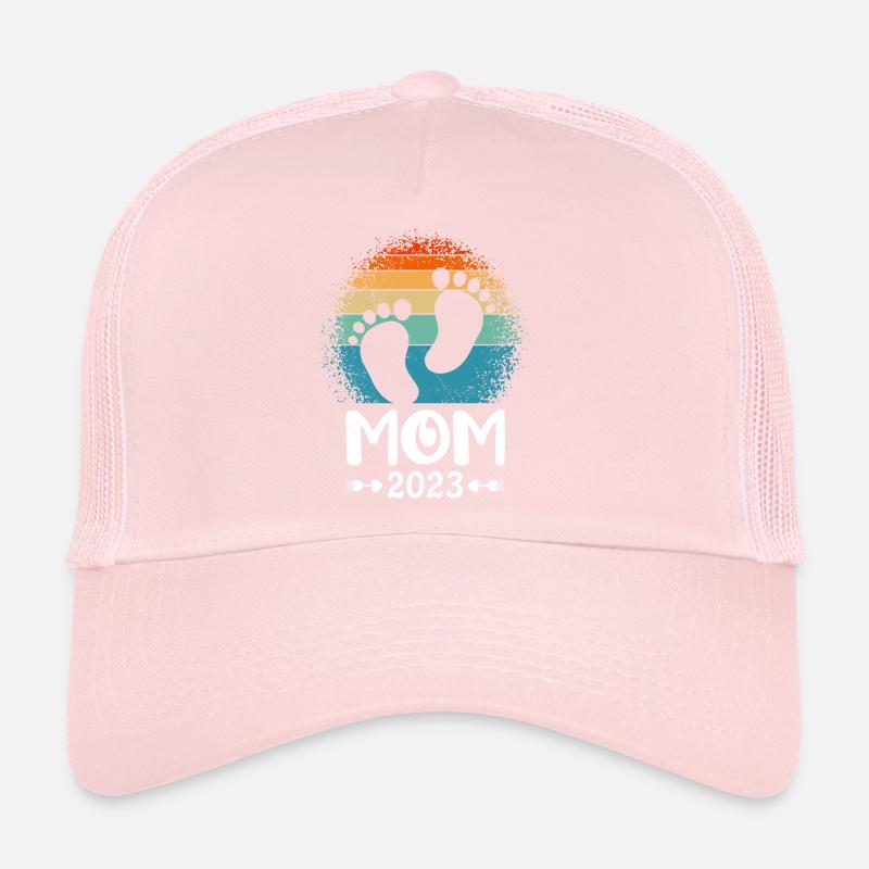 Maman 2023 Mère enceinte Grossesse Casquette trucker 
