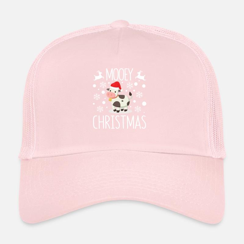 Vache Père Noël Casquette Drôle de Noël Casquette trucker 