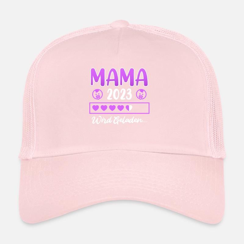 Mama 2023 Mutter to be schwanger Junge Mädchen Trucker Cap